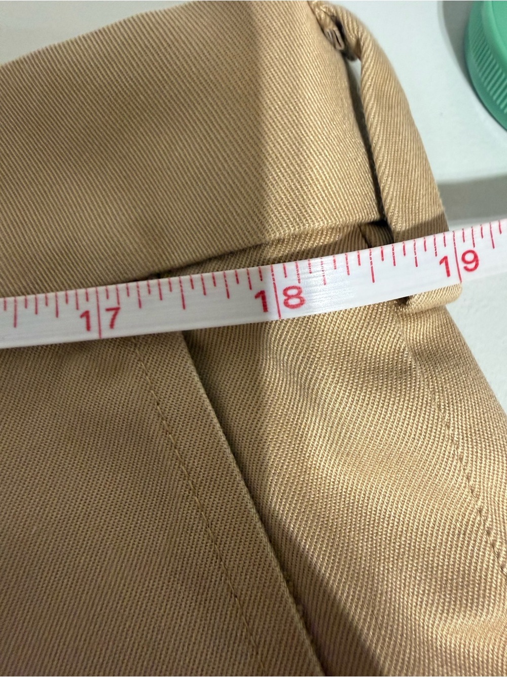 Brooks Brothers Milano Fit Stretch Chino Pants Khaki Tan Mens 35x34 - Picture 10 of 12